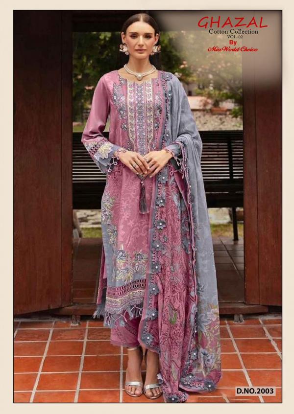 Miss World Ghazal Vol-02 – Karachi Dress Material